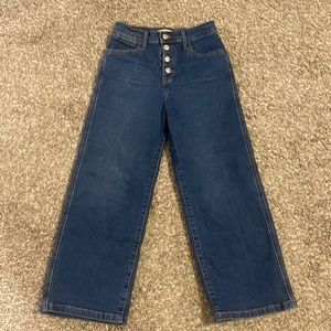 Levi’s Mile High Cropped Wide Leg Jean